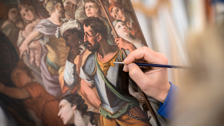 religious painting restoration