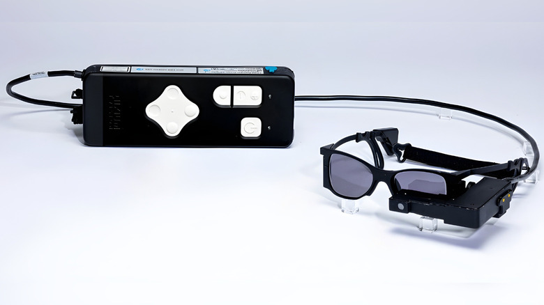PRIMA Visual Prosthesis system; glasses, camera and computer device