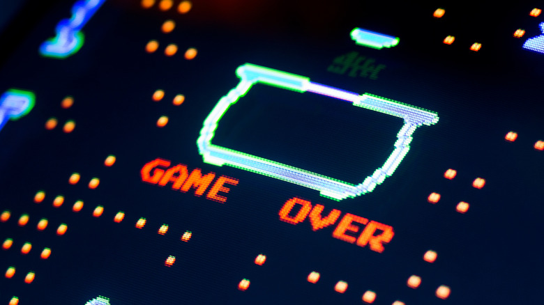 Video game Game Over screen