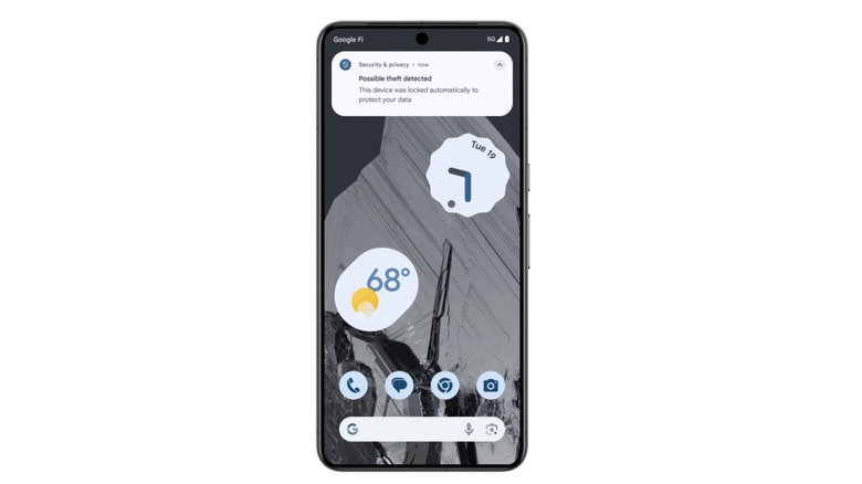 Theft detection in Android 15