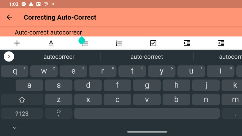 Backspace to undo auto-correct