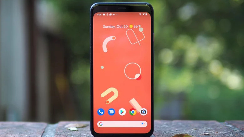 a Google Pixel 4