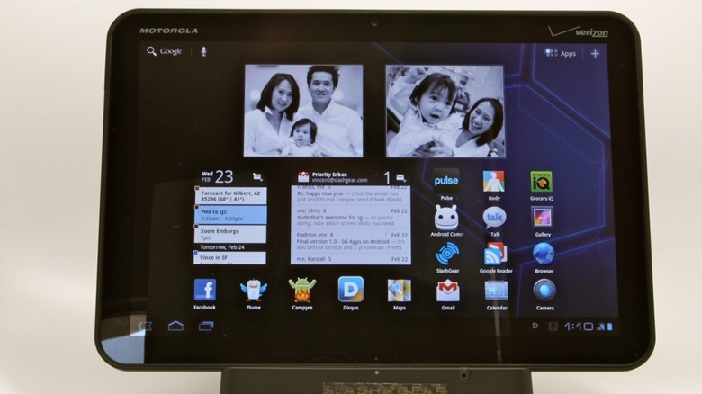 a Motorola XOOM