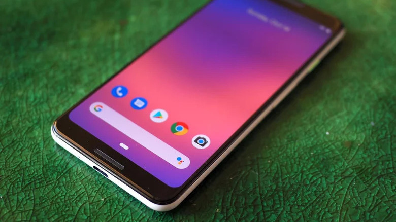 a Google Pixel 3