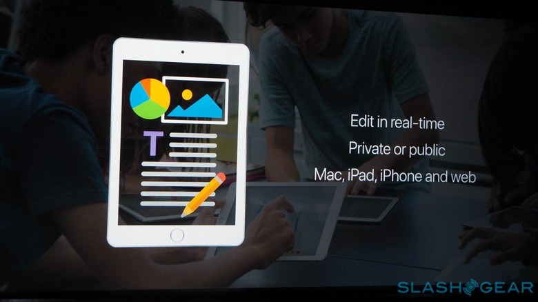 iWork real-time collaboration