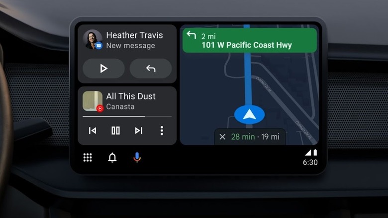 Navigation UI on Android Auto