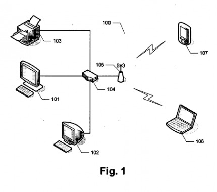 Apple RFID network setup patent