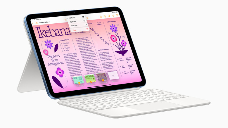Apple iPad with folio keyboard