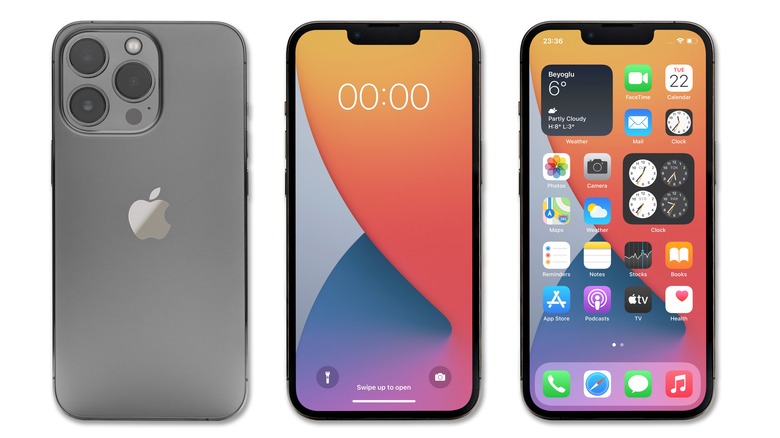 iPhone 13 Pro in different angles