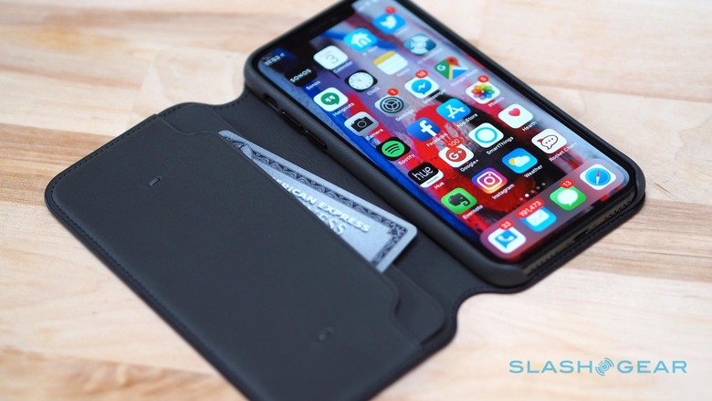 Apple's iPhone X Leather Folio Case Is Really Slick - SlashGear