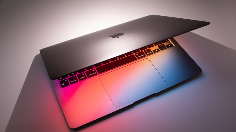 A MacBook Air exterior. 