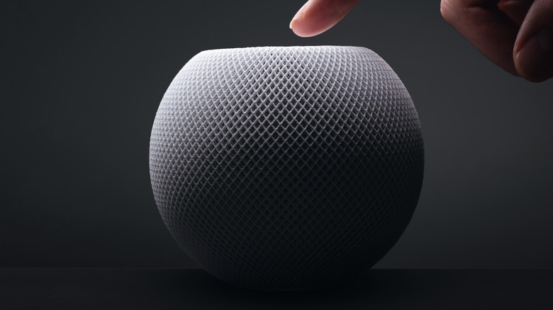 HomePod mini smart speaker. 