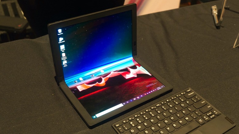 Lenovo's foldable laptop concept