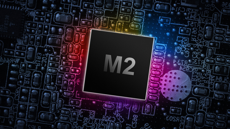 M2 chip render