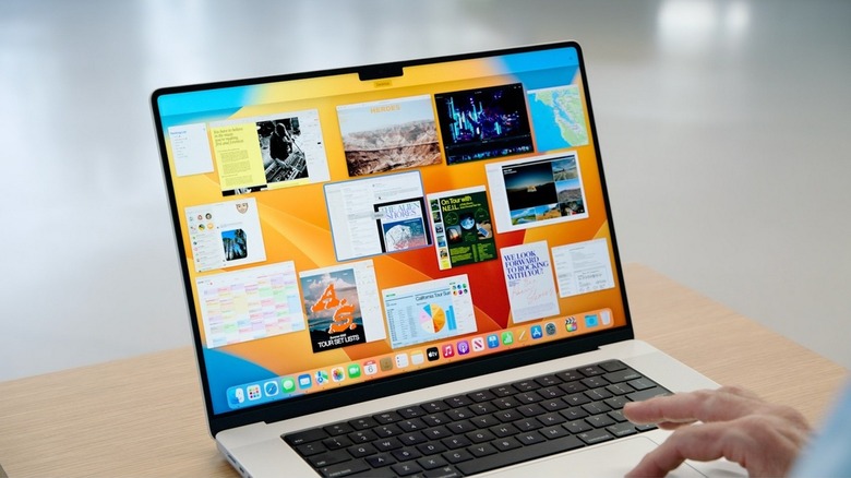 macOS Ventura user interface.