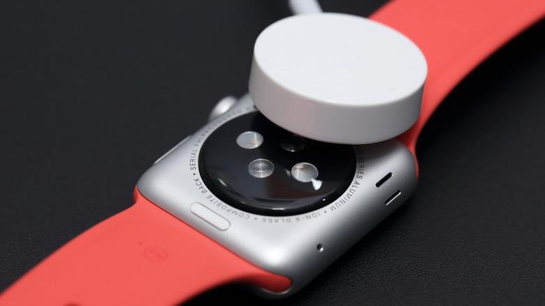 Apple Watch and charging puck