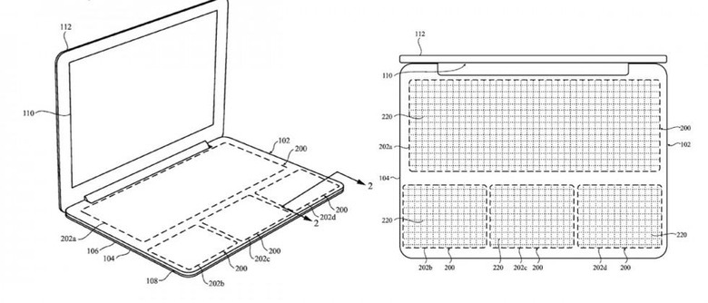 Apple patent reveals MacBook with touchpad keyboard