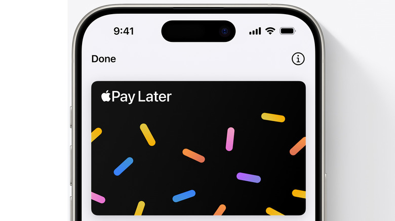 Apple Pay Later feature