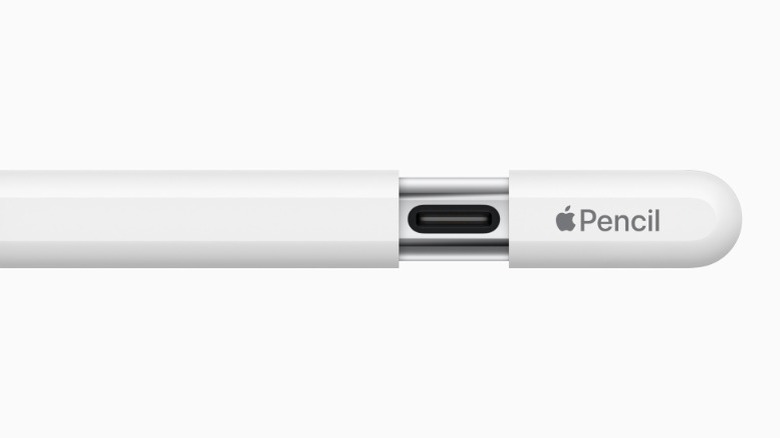 USB-C port on the newer Apple Pencil