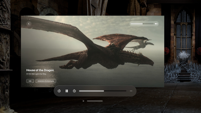 Video playback on Apple Vision Pro