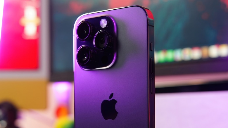 Rear panel of iPhone 14 Pro