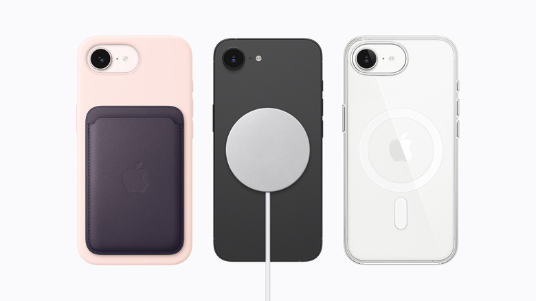 iPhone 17e with MagSafe accessories