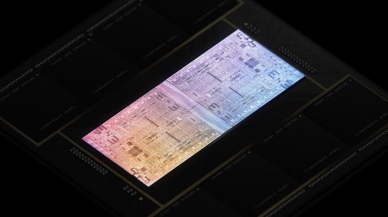 M1 Ultra chip illustration