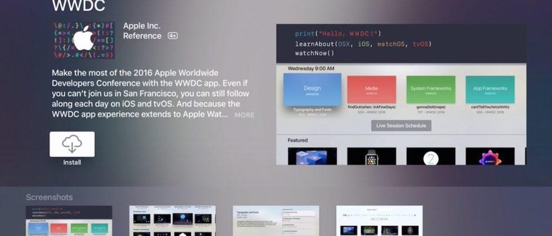 Apple updates WWDC app with new Apple TV version