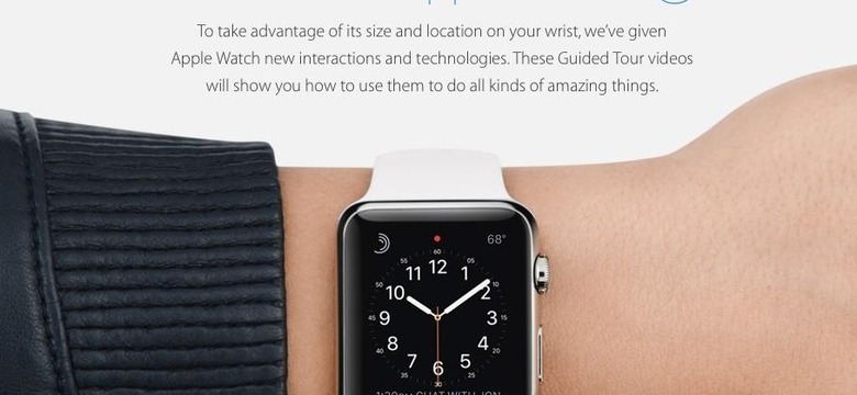 Apple Watch 'Guided Tour' videos added to website