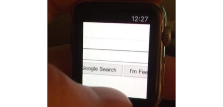 Apple Watch OS hacked to run web browser