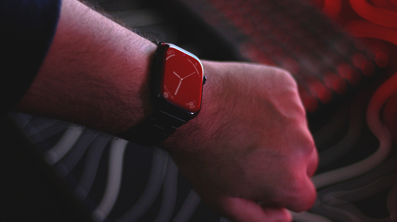 Person wearing an Apple Watch Series 10