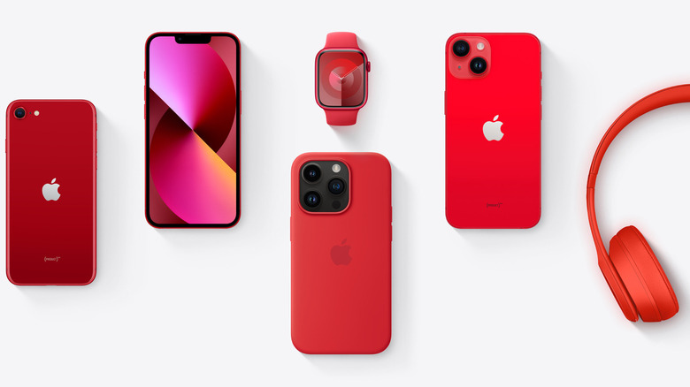 Apple PRODUCT(RED) items for 2023