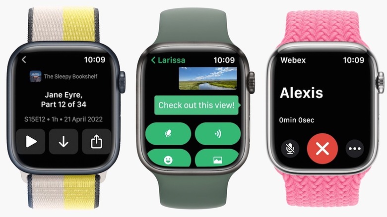 Apple Watch showing its UI