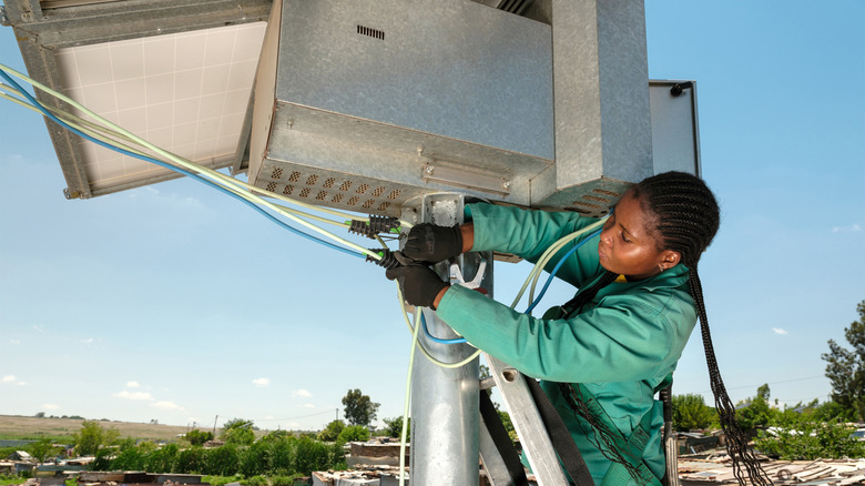 Solar energy construction