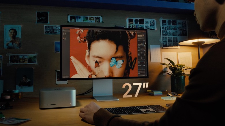Studio Display on desk