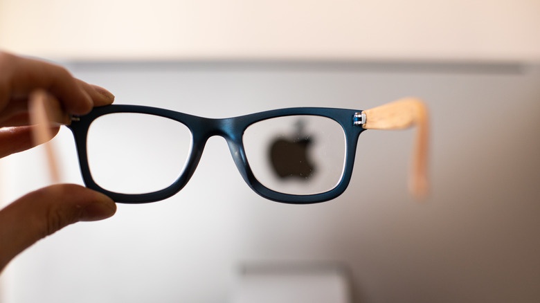 Glasses Apple logo