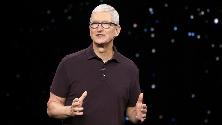 Tim Cook at apple announcement