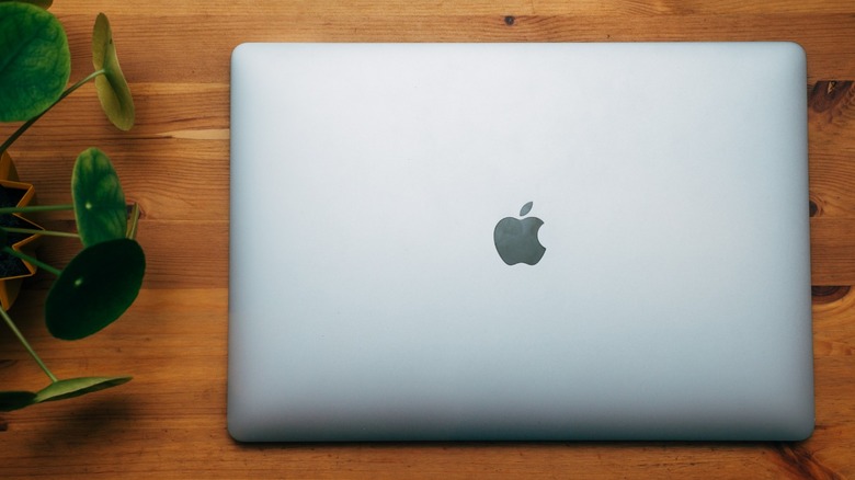 A closed MacBook Pro