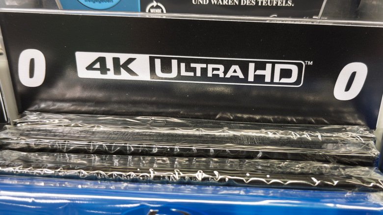 4K UHD Blu-ray store display