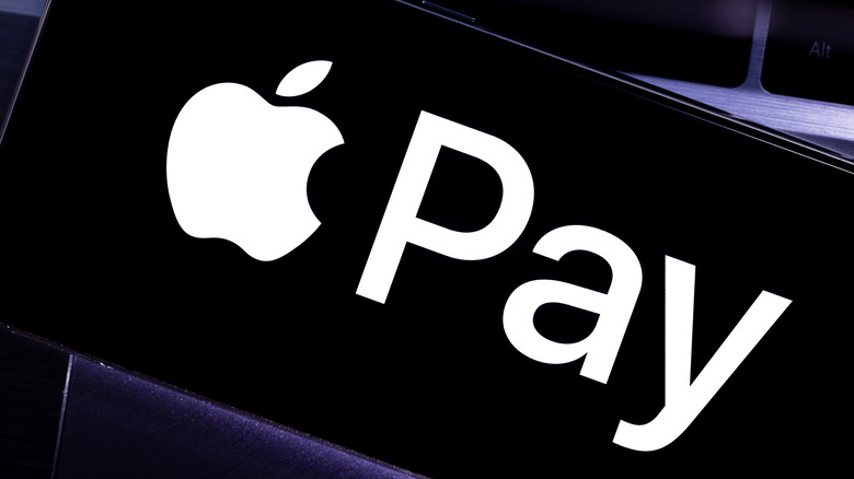 Apple Pay logo on an iPhone.