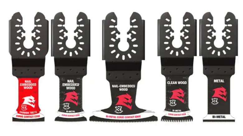 A set of Diablo multi-tool blades.