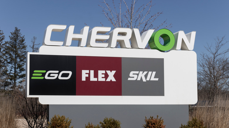 Sign outside Chervon's American office