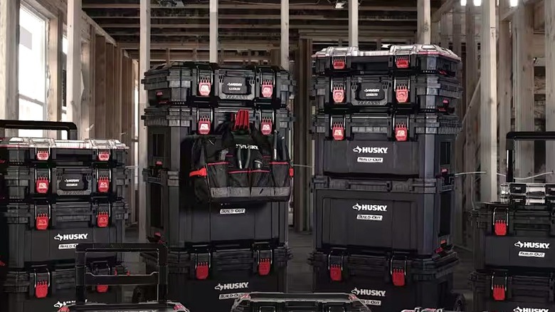 Promo image displaying Husky Build-Out boxes