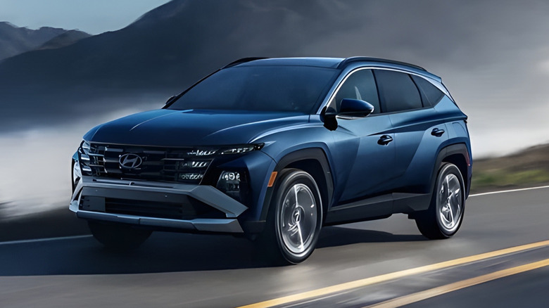 2026 Hyundai Tucson front 3/4 hero shot