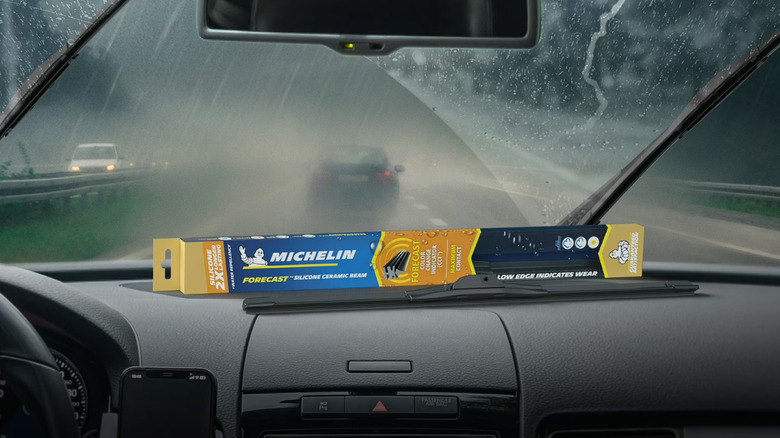 A shot of Michelin wiper blades