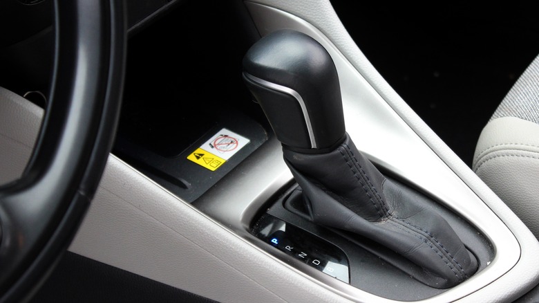 CVT shifter in a 2024 Toyota Yaris