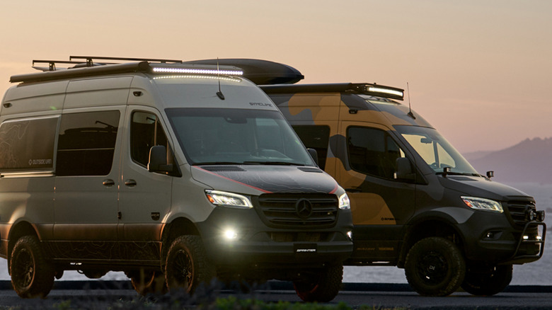 Two campervans