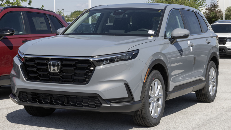 The Honda CRV with a 1.5L Turbo 4-Cylinder engine