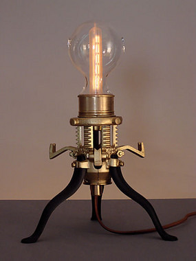 steampunk lamp