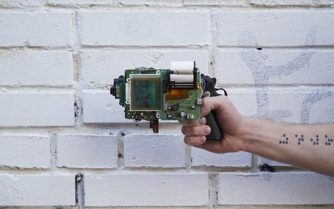 Artist hacks together Game Boy and camera into 8-bit printer